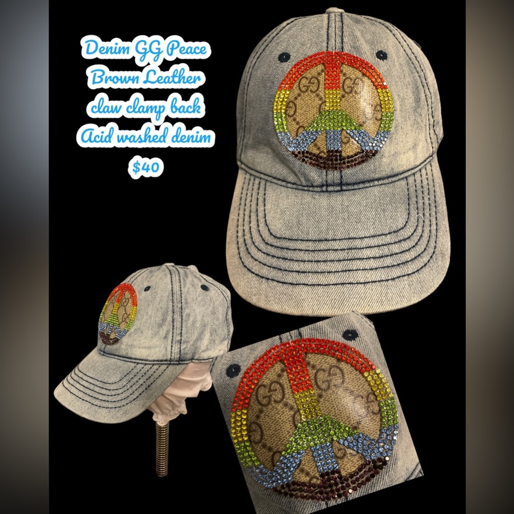 Upcycled ball cap hat NEW